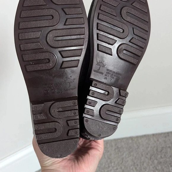 Ulan Black Waterproof Rain Boots sz 7 - Picture 5 of 7